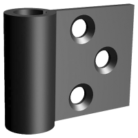 SERIE 460 Bandella diritta occhio centrale H=38