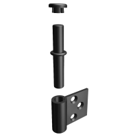 SERIE 461 Bandella diritta occhio centrale con perno H=38