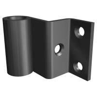 SERIE 470 Bandella diritta occhio laterale esterno doppia zanca H=38