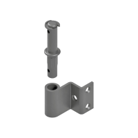 SERIE 471 Bandella diritta occhio laterale esterno doppia zanca con perno H=38