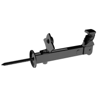 SERIE 640 Fermascuro a fissare regolabile "Ometto" corto