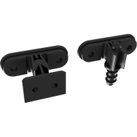 SERIE 682 Pinza fermaporta con incontro in nylon