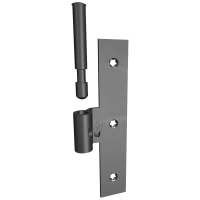 SERIE 717-05 Cardine a scomparsa occhio centrale con grano INOX