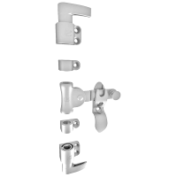 SERIE S905-RAL Kit spagnoletta super mini - RAL - 2 Ante