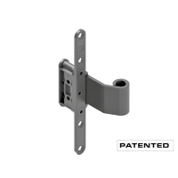 SERIE TSR-381 Bandella a "T" a scomparsa collo esterno regolabile, specifica per ante in legno