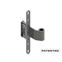 SERIE TSR-382 Bandella a "T" a scomparsa collo interno regolabile, specifica per ante in alluminio