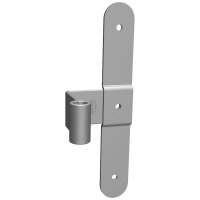 SERIE X265 Bandella "T" sovrapposta zancata occhio centrale